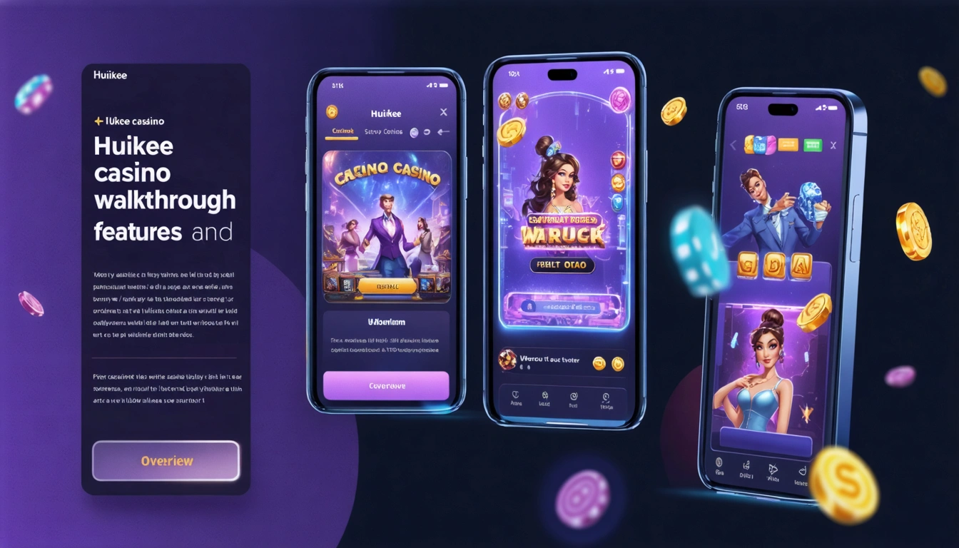 Huikee casino app walkthrough and features overview
